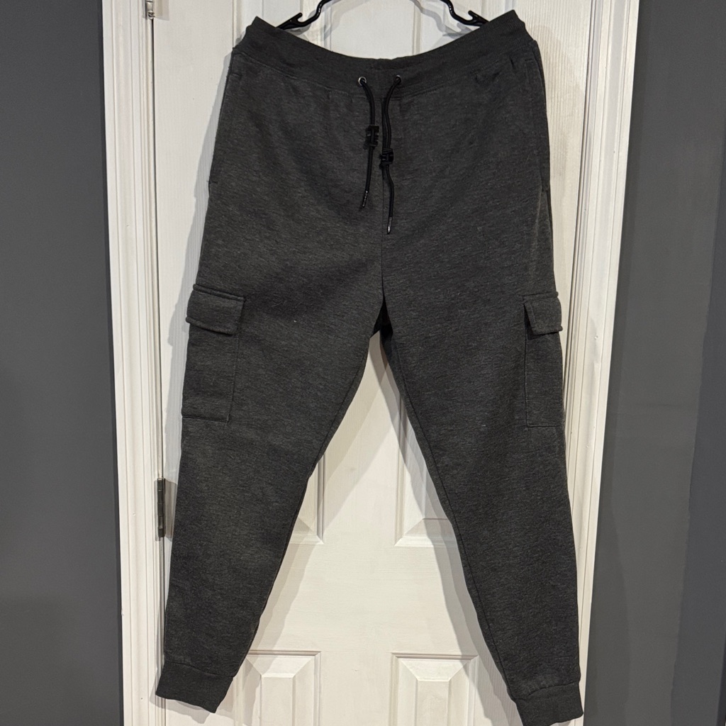 Nwot Mens Ascend Jean Co Charcol Cargo Jogger Sweatpants